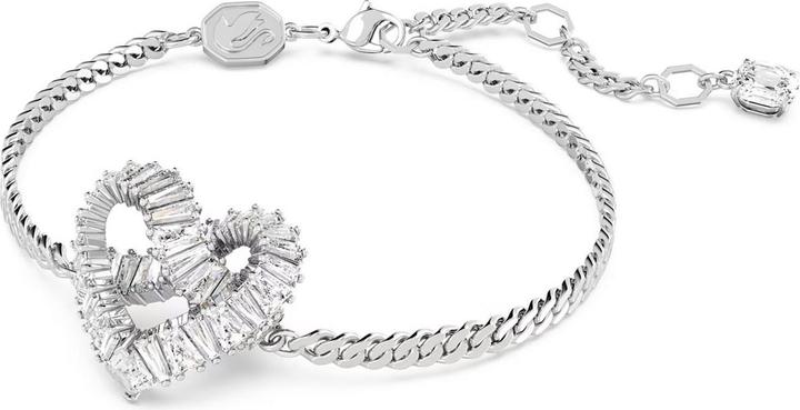 Actual product image Swarovski Matrix Bracelet Heart White (20 cm, Rhodium plated)