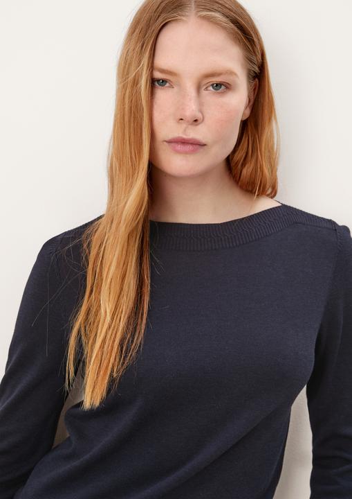 Produktbild S.Oliver Strickpullover Pullover mit U-Boot-Ausschnitt (48)