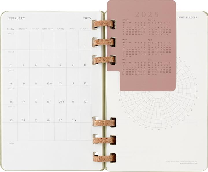 Produktbild Moleskine Life (A5, 1 Woche / 1 Seite)