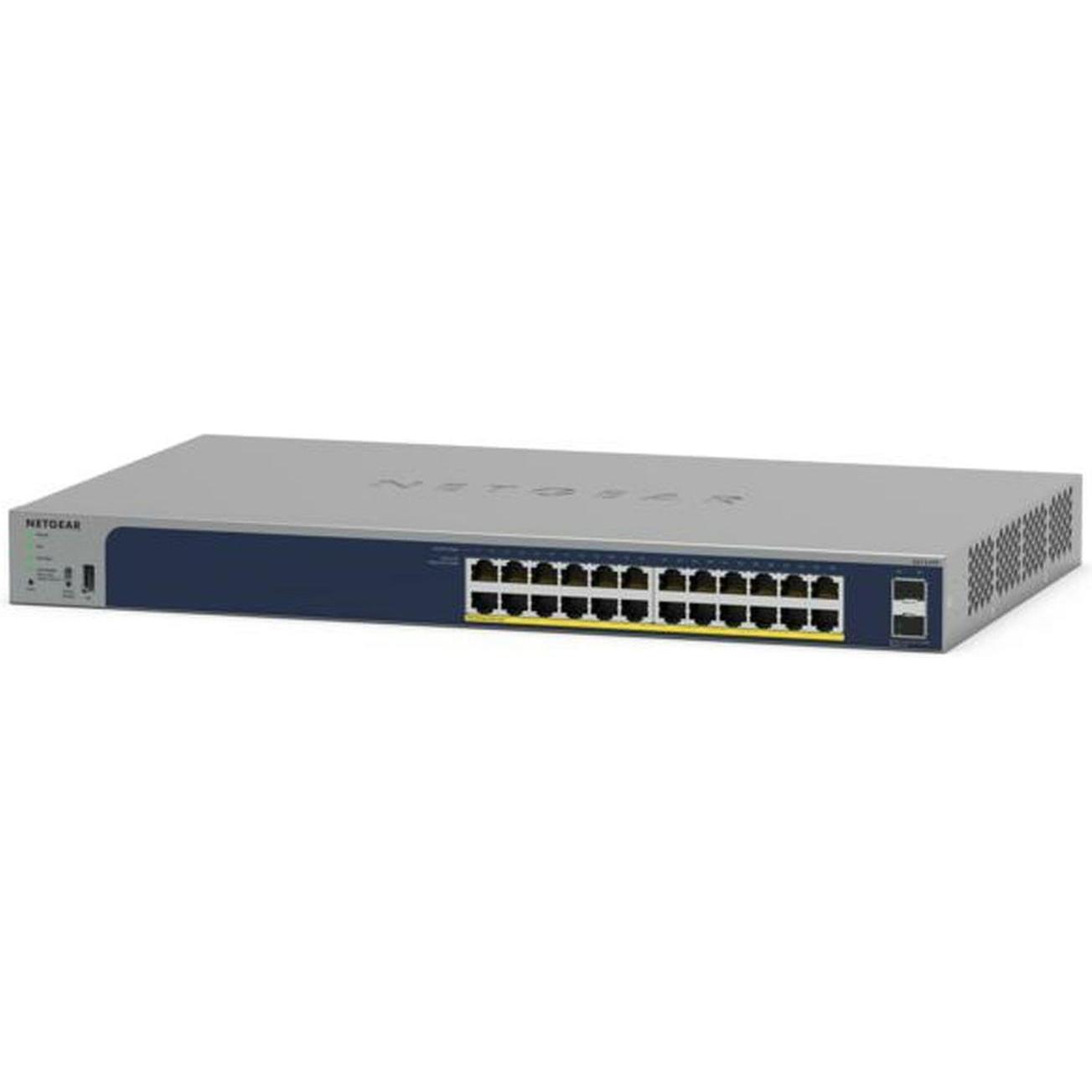 Netgear GS724TPP v3 (24 Ports), Netzwerk Switch, Schwarz, Grau