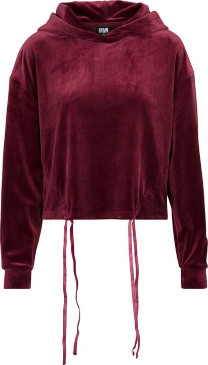 Actual product image Urban Classics UC Ladies Ladies Short Velvet Gathered Hoody (XL)