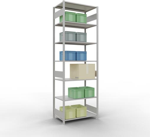 Actual product image Schulte Lagertechnik MULTIplus150 basic racking system with length ledgers