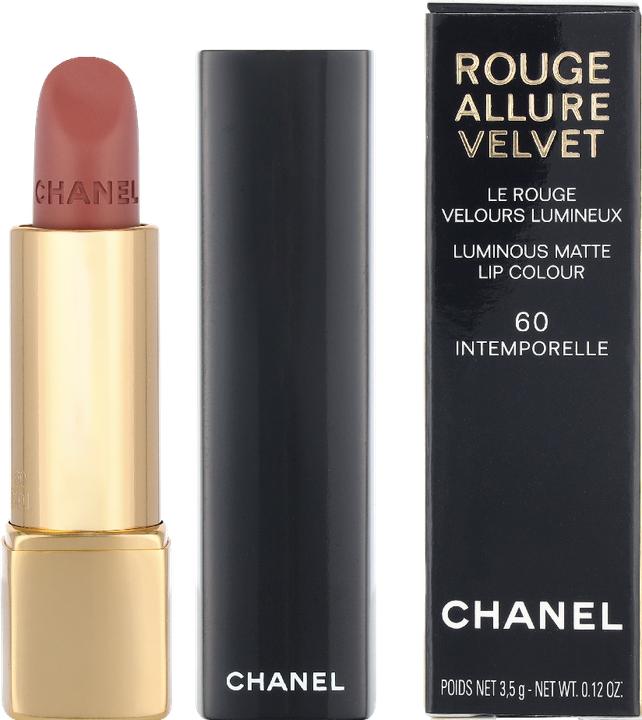 Produktbild Chanel Rouge Allure Velv Lumin Matte Lip No 60 (#60 Intemporelle, Nude)