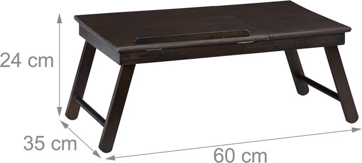 Immagine prodotto Relaxdays Tavolino da letto pieghevole