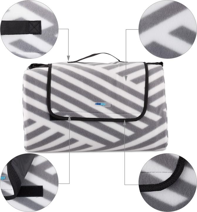 Actual product image Relaxdays Picnic blanket