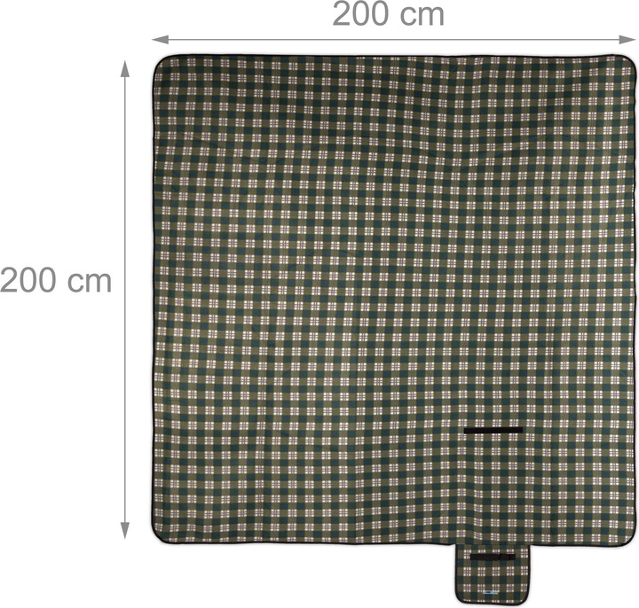 Immagine prodotto Relaxdays Coperta da picnic quadretti