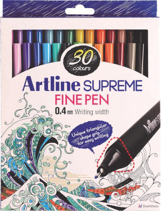 Artline Fineliner Triangular Supreme (Sorted)