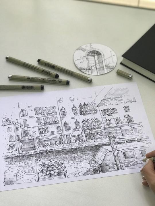Produktbild Sakura Faserschreiber Pigma Micron (Black, 10 x)
