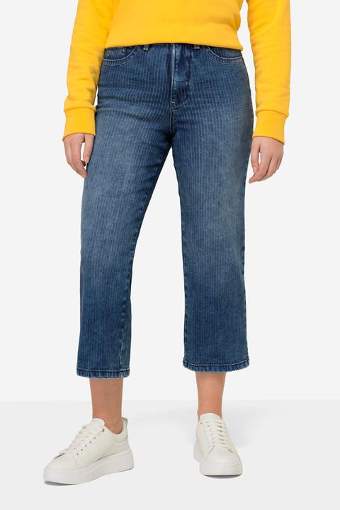 Produktbild Laurasøn Streifenjeans, Marlenehose, 5-Pocket (38)