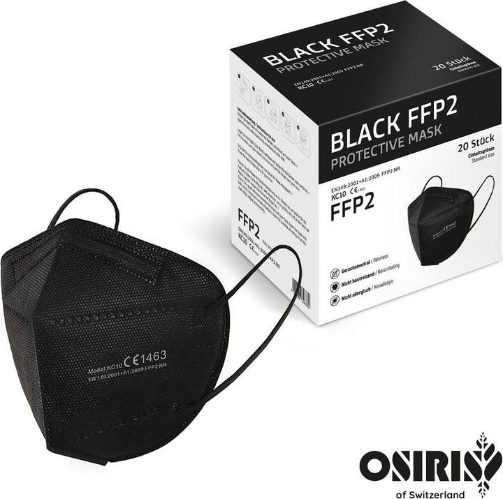 Actual product image Osiris of Switzerland Respirator mask (FFP2, 20 x)