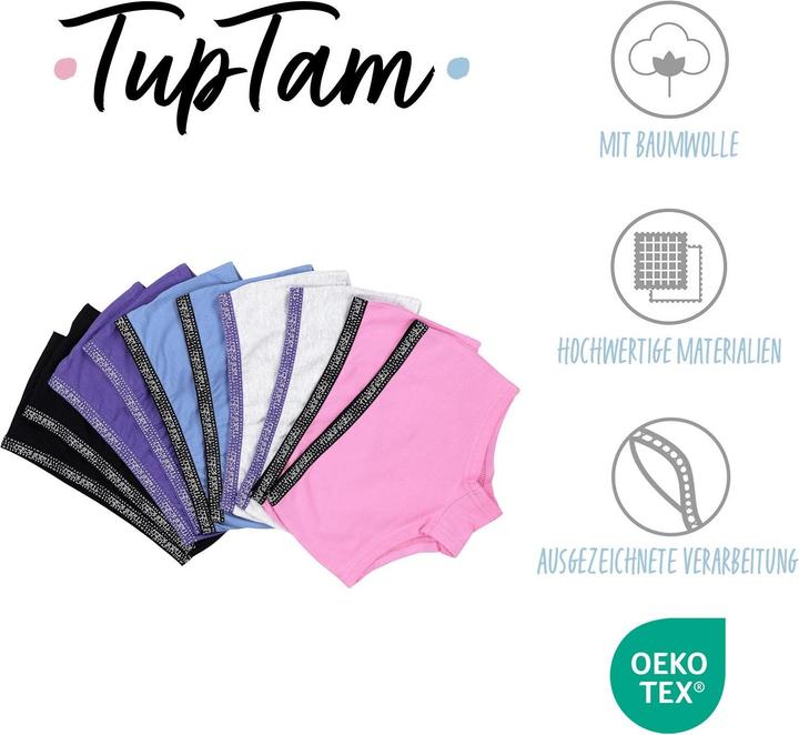 Produktbild TupTam Mädchen Shorts 10er Set (10er Pack, 152, 158)
