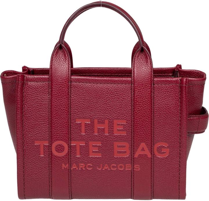 Actual product image Marc Jacobs small tote in charry leather