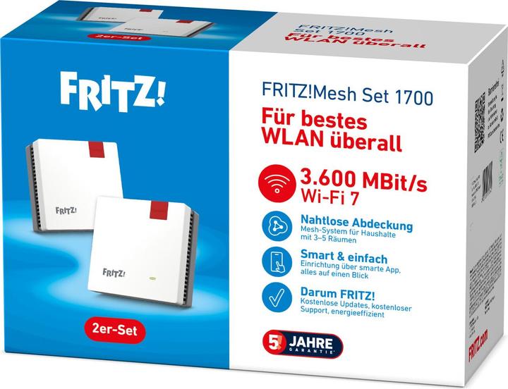 Productafbeelding FRITZ! FRITZ!Mesh Set 1700 2-pack