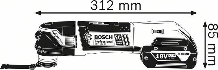 Actual product image Bosch Professional Gop 18v-28