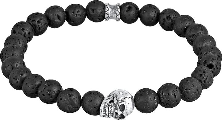 Kuzzoi Pearl, Skull (21 cm, Lava, 925 sterling silver, Plastic)