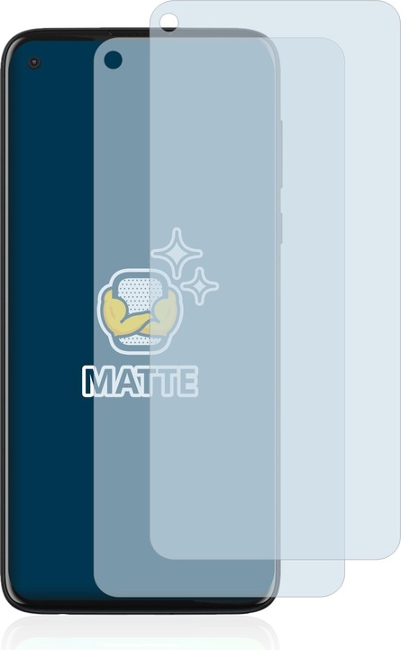Actual product image BROTECT Anti-glare screen protector matt (2 Piece, Motorola Moto G Pro)