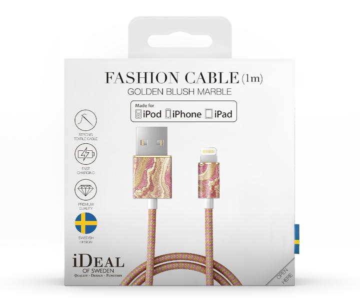 Produktbild iDeal Of Sweden Golden Blush Marble (1 m, USB 2.0)