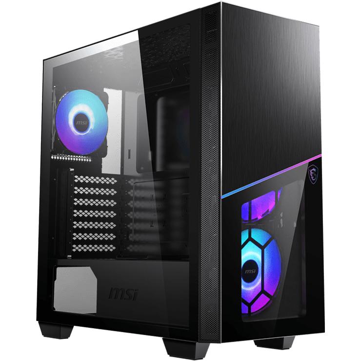 MSI MPG Sekira 100R (ATX, mATX, Mini-ITX, E-ATX), PC Gehäuse, Schwarz