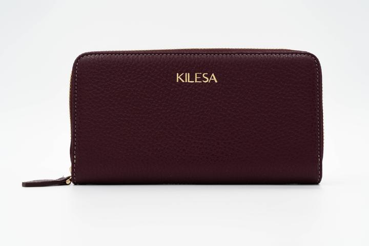 Kilesa ICON wallet large zip - Color Bordeaux