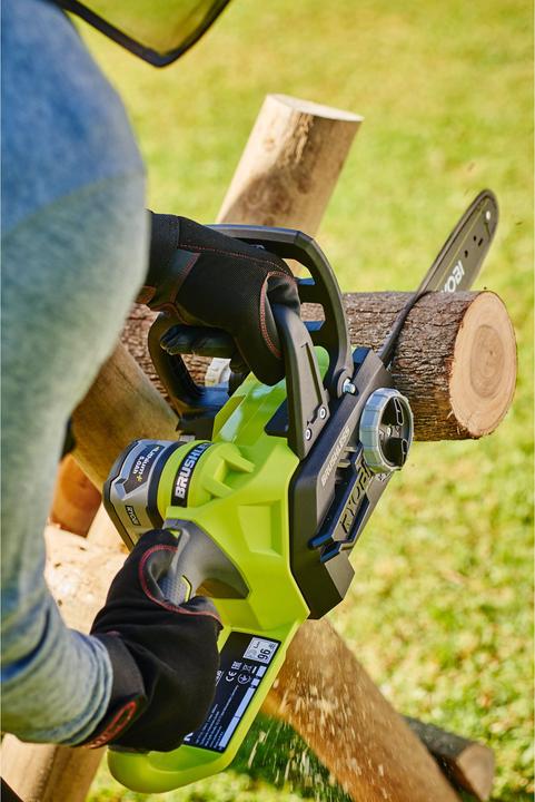Actual product image Ryobi OCS1830 (Battery chain saw)