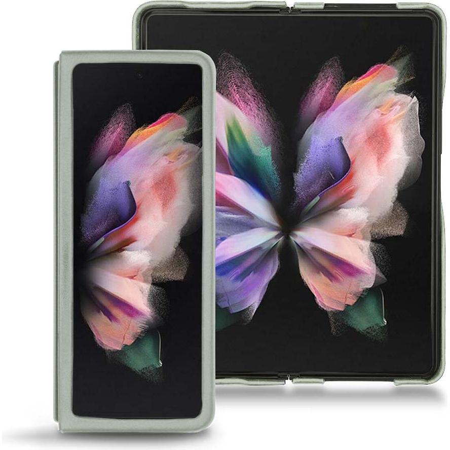 Thumbnail - Noreve Lederschutzhülle (Samsung Galaxy Z Fold3), Smartphone Hülle, Grau