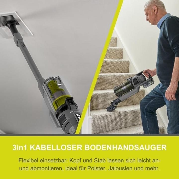 Produktbild Ryobi One+ støvsugersaet RSVS18BL-1C40G m/batteri & lader