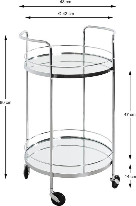 Actual product image HAKU Möbel Serving trolley