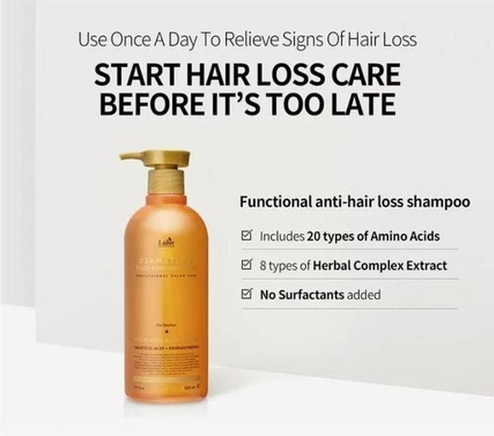 Actual product image La'dor Dermatical (Liquid shampoo, 530 ml)