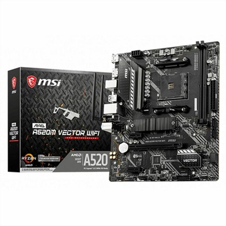 Image du produit MSI Mag A520m Vector Wifi (AM4, AMD A520, mATX)