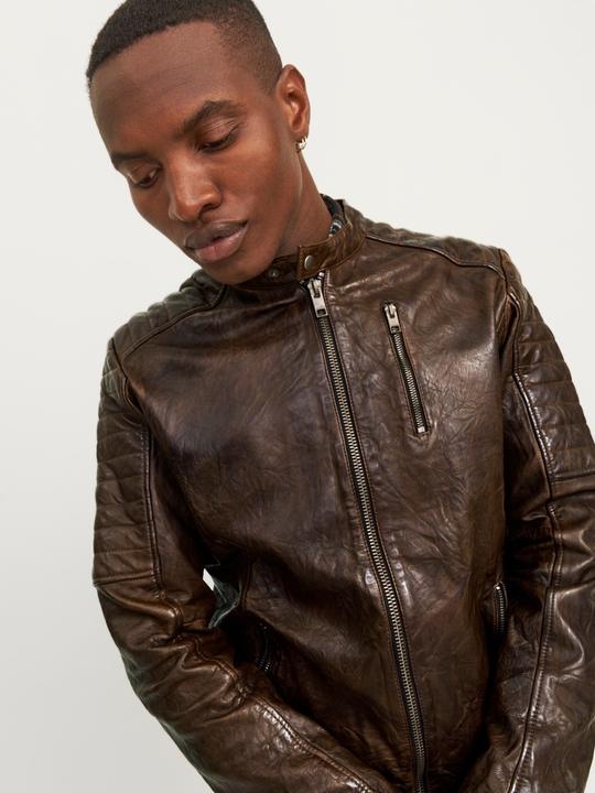 Actual product image Jack & Jones Jjerichard Leather Jacket Noos (XXL)