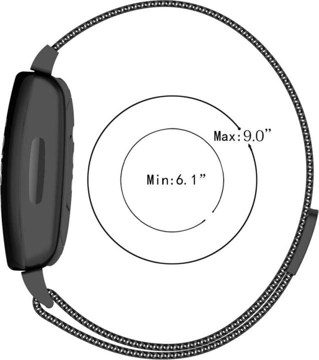 Produktbild Cover-Discount Fitbit Inspire 2 - Milanese Armband Regenbogen (Edelstahl)