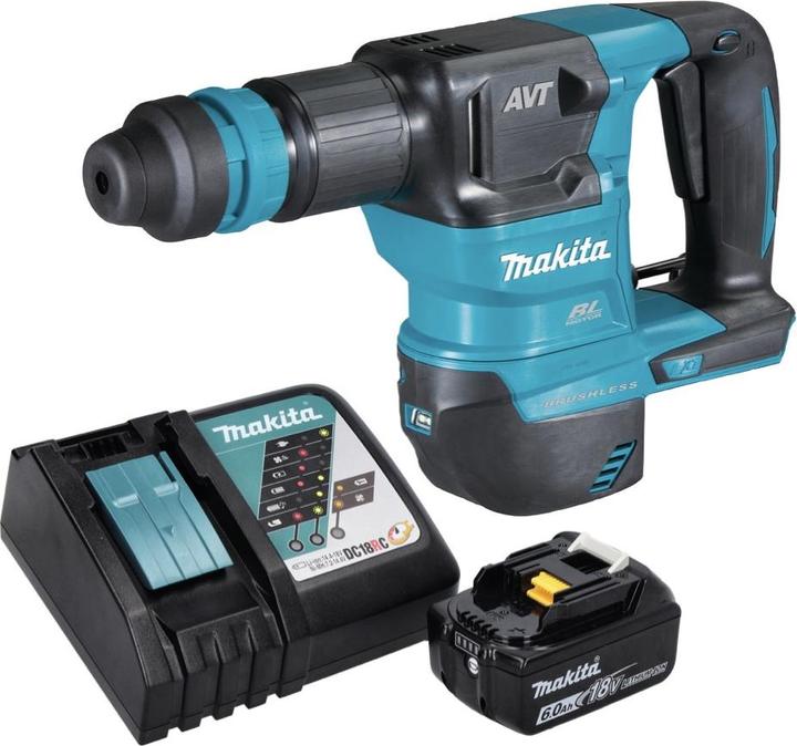 Produktbild Makita DHK 180 RG1 Akku Meisselhammer 18 V 3,1 J SDS Plus Brushless + 1x Akku 6,0 Ah + Ladegerät (Akkubetrieb, 18 V)