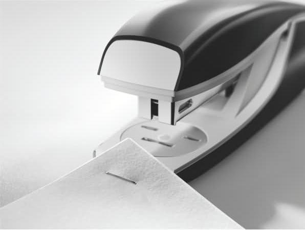 Produktbild Leitz Heftgerät metallic rot (30 Blätter)