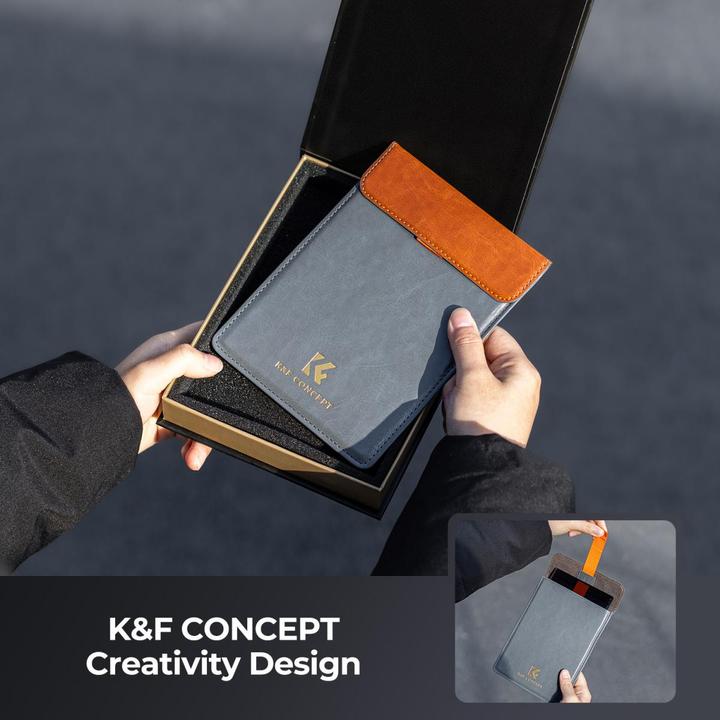 Image du produit K&F Concept Square Film Filter with Matte Box, 4X5.65 in, Thickness 4.0mm, ND8, Green Coated (NANO-X series) (Filtre gris neutre, 101.60 mm)