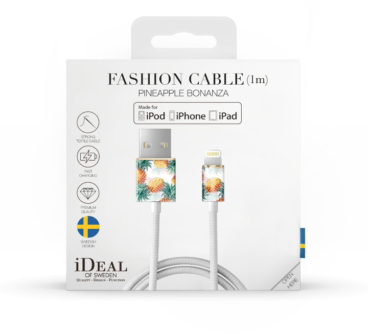 Actual product image iDeal Of Sweden Pineapple Bonanza (1 m, USB 2.0)