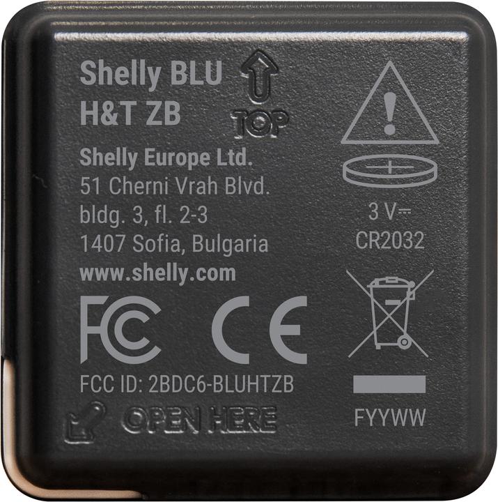 Actual product image Shelly BLU HT ZB - Black
