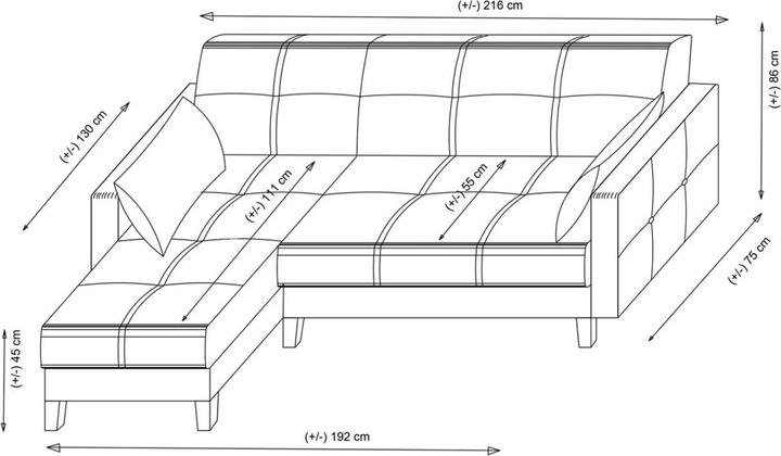 Produktbild Atelier del Sofa Fatima (Ecksofa)
