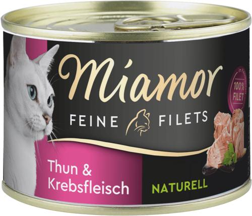 Produktbild Miamor Feine Filets Naturelle Thunfisch & Krebsfleisch (Adult, 1 Stk., 3744 g)