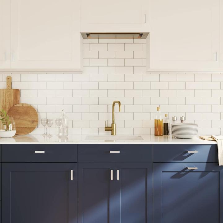 Produktbild vidaXL Möbelgriffe 5 Stk. Schwarz 480 mm Edelstahl,Farbe