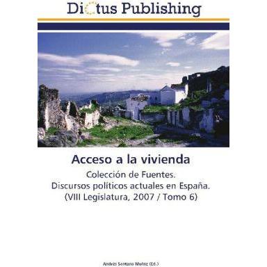 Acceso a la vivienda, Fachbücher von Andrés Santana Muñoz