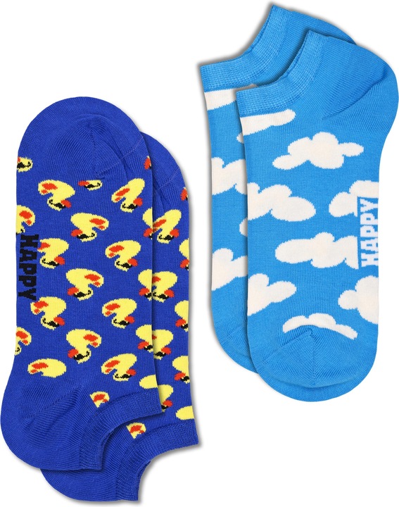 Actual product image Happy Socks 2-Pack Rubber Dock Low Sock (41 - 46)