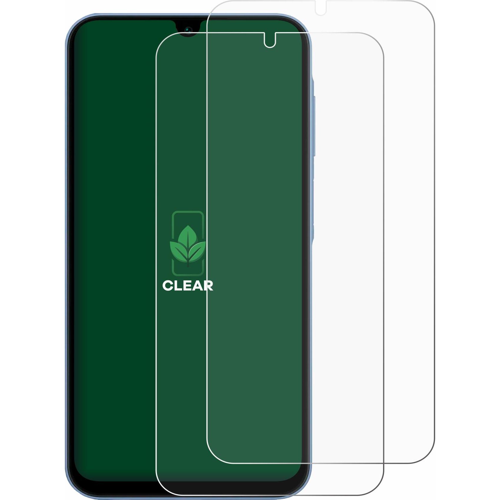 Thumbnail - ScreenLeaf Schutzfolie nachhaltiger Displayschutz Displayschutzfolie Folie Klar Transparent (2 Stück, Samsung Galaxy A15...