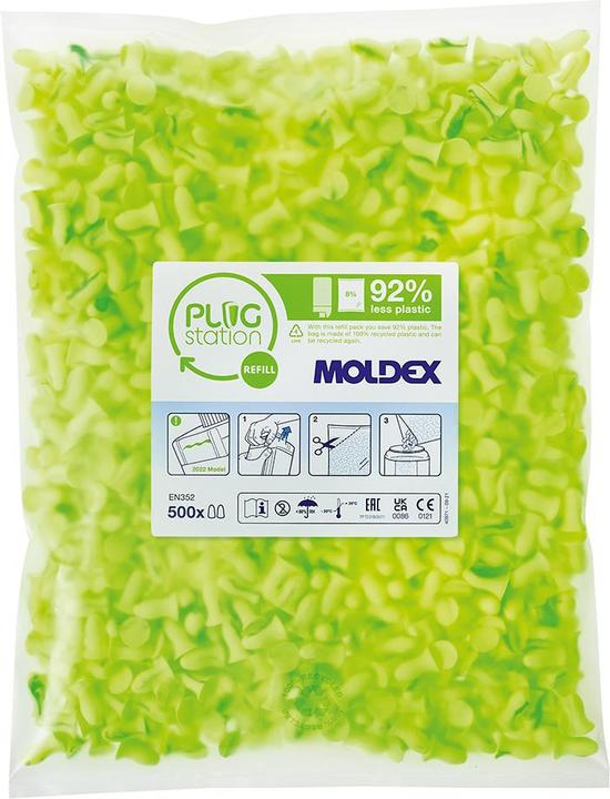 Moldex Nachfüllbehälter f. Spender PlugStation 500 Paar Contours SNR35 Small (ab BJ21) (1000 x)