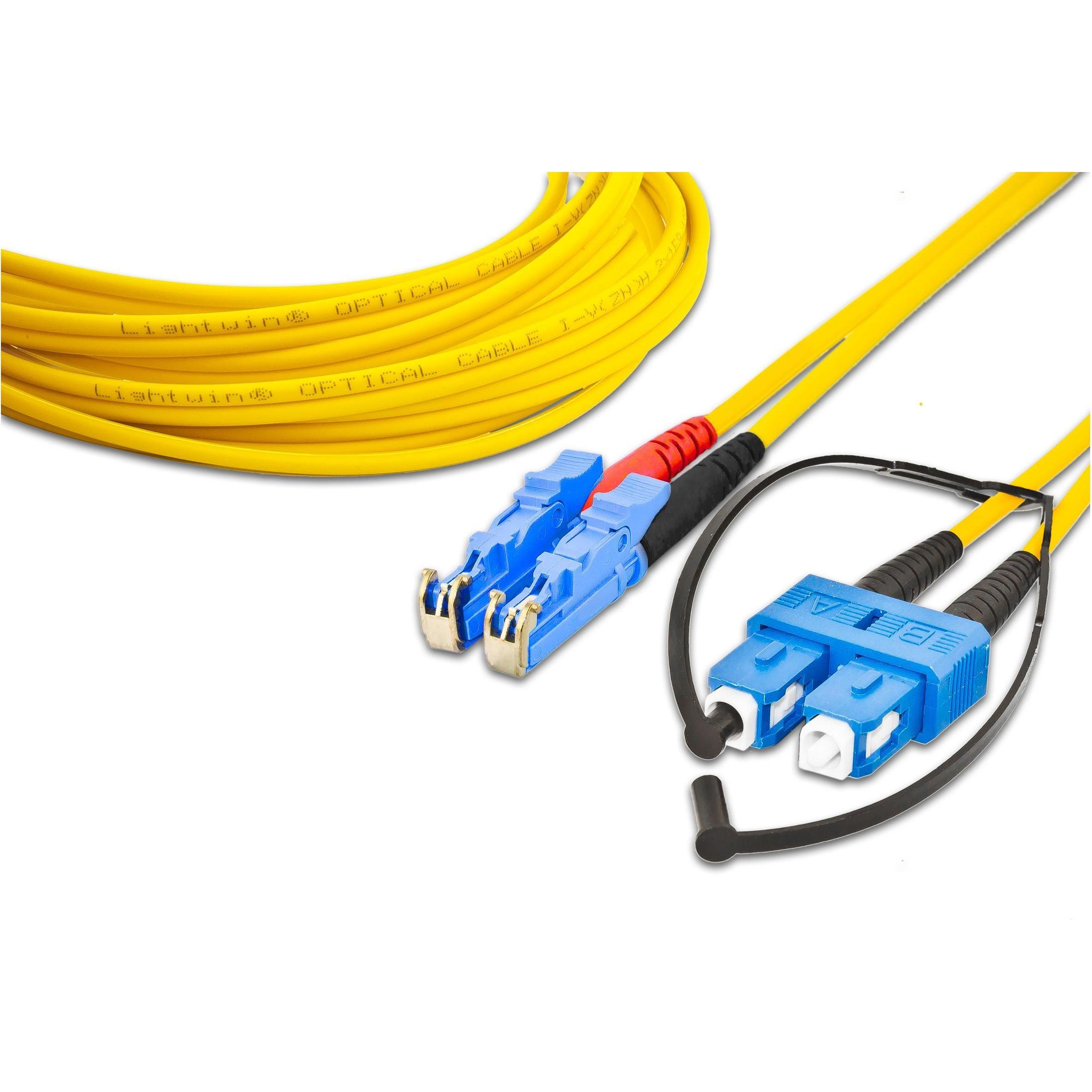 Lightwin LWL-Patchkabel LSH-SC, Singlemode, Duplex, 5m (5 m), Netzwerkkabel