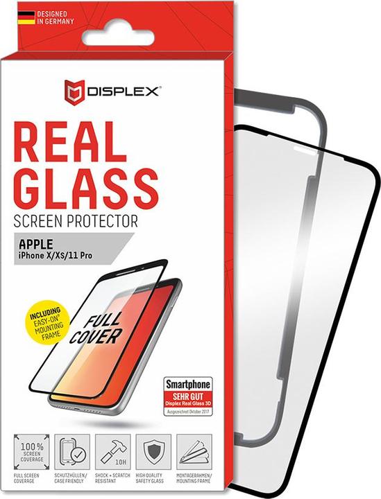 Produktbild Displex Real Glass, Full Cover Panzerglas (1 Stück, Apple iPhone 11 Pro)