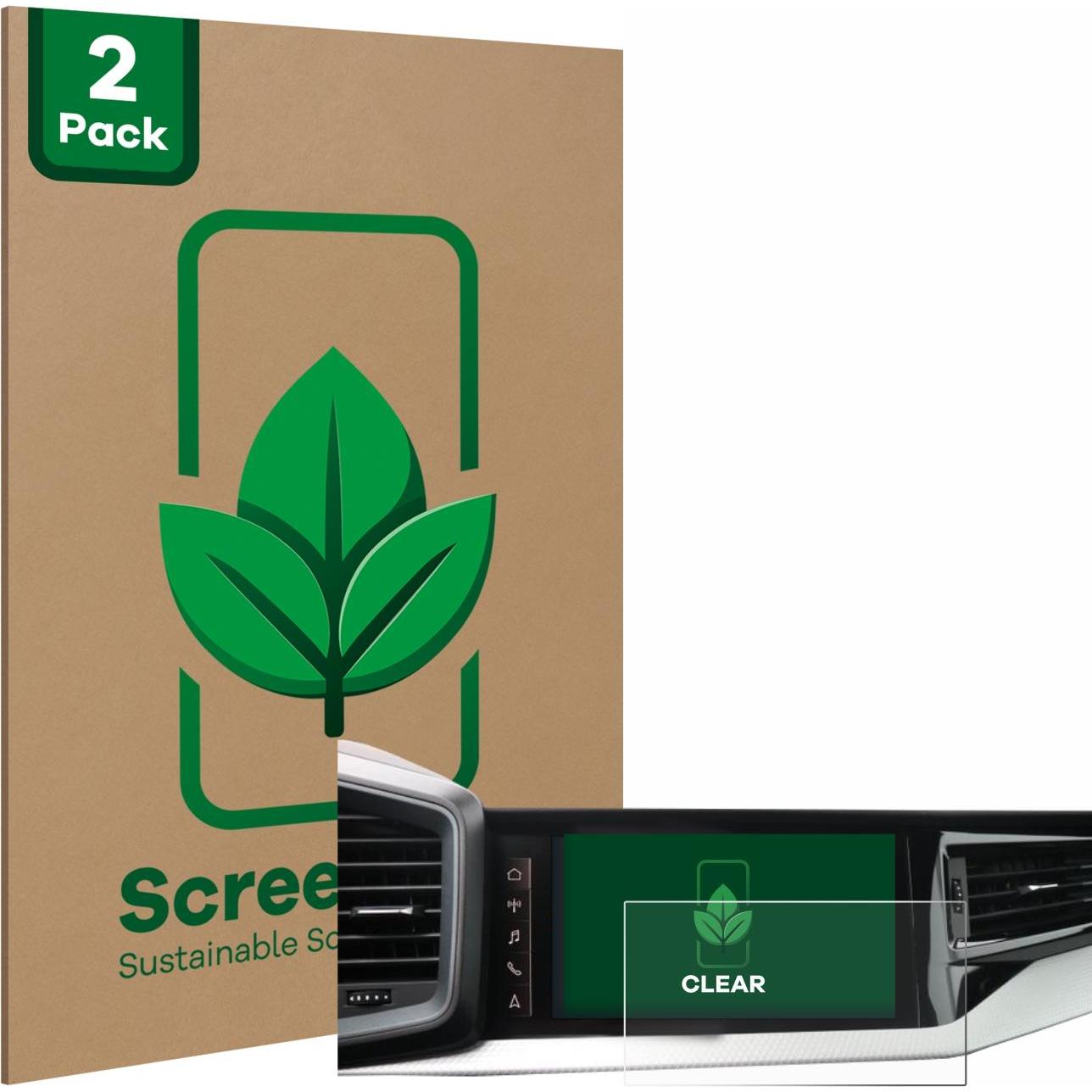 ScreenLeaf, Fahrzeug Navigation Zubehör, Schutzfolie nachhaltiger Displayschutz Displayschutzfolie Folie Klar Transparen...