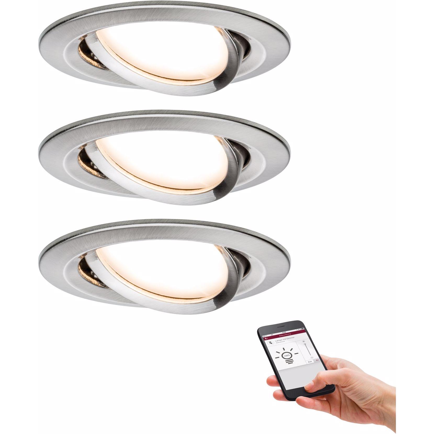 Thumbnail - Paulmann, Wandleuchte + Deckenleuchte, Nova Plus Set (460 lm)