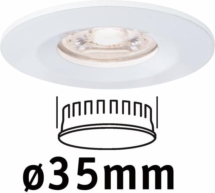 Actual product image Paulmann Nova Mini recessed luminaire (310 lm)
