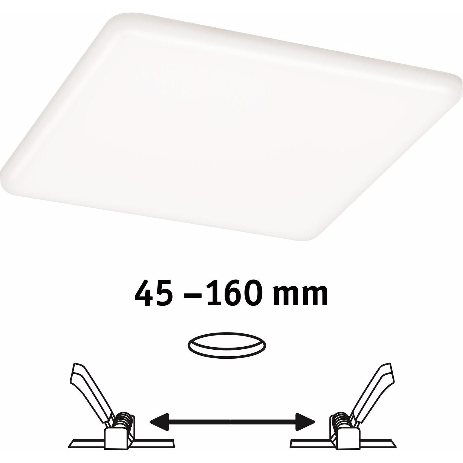Thumbnail - Paulmann, Wandleuchte + Deckenleuchte, Einbaupanel Veluna VariFit (1950 lm)