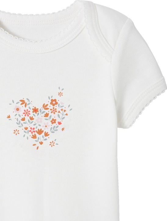 Actual product image Vertbaudet 3er-Pack mitwachsende Baby Schlupfbodys, Bio-Baumwolle Oeko-Tex (74)